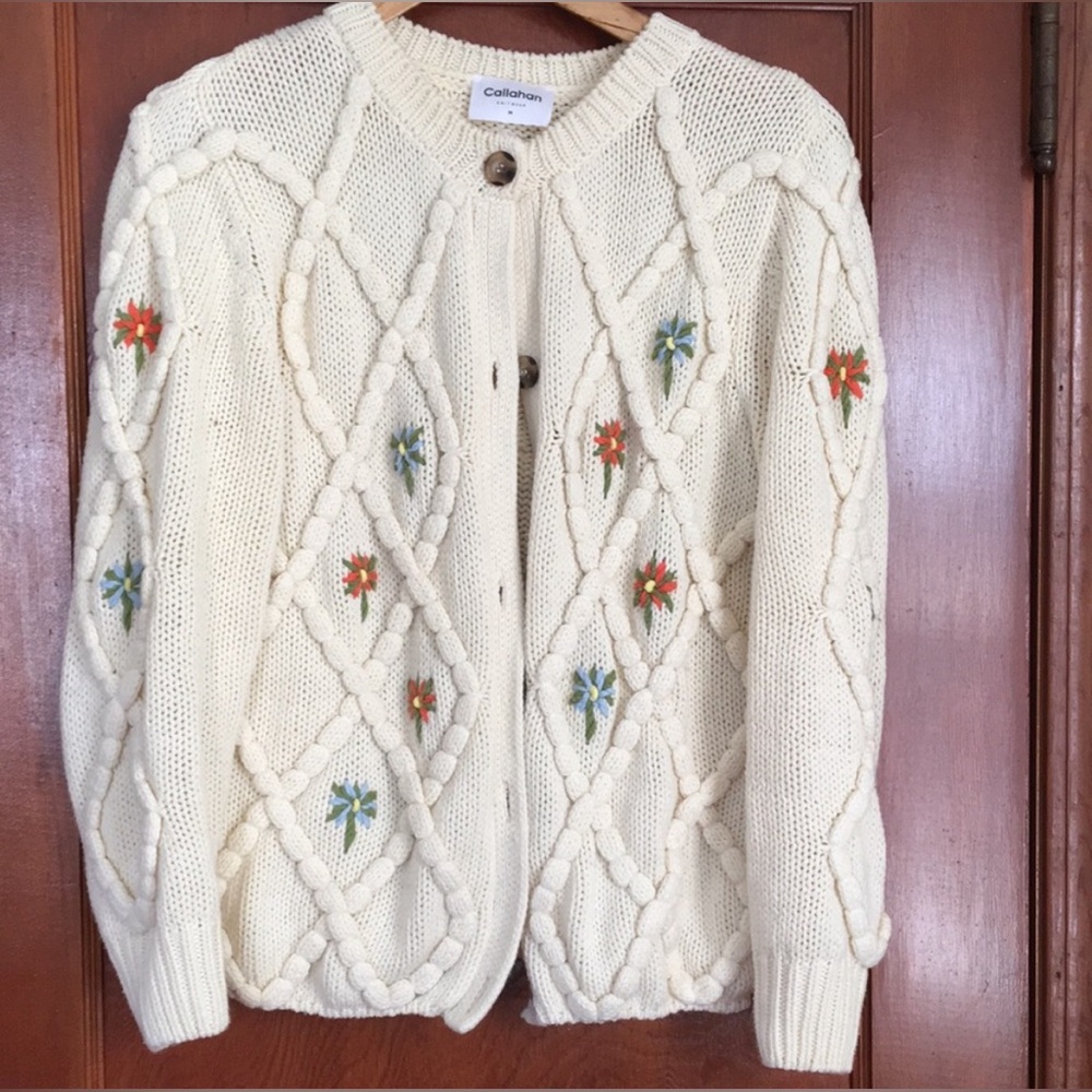 Callahan Floral Knit Cardigan